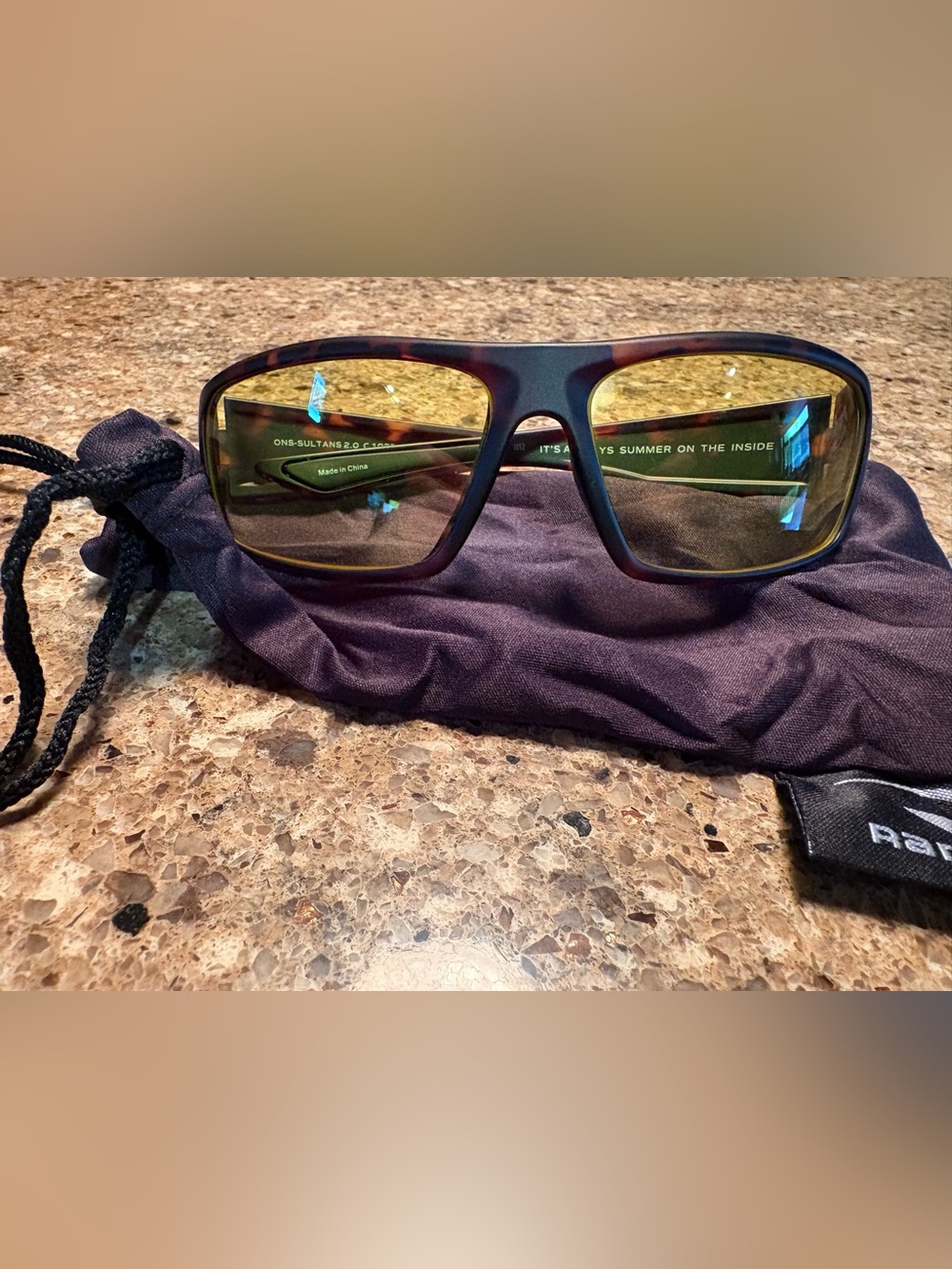 ONeill Yellow Lens Glasses - Excellent Condition